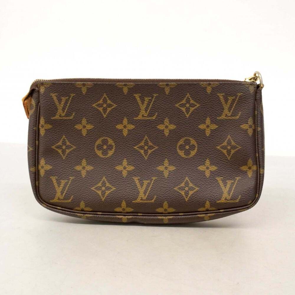 LOUIS VUITTON Brown Monogram Pochette Pouch - Picture 11 of 11